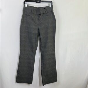 Reitmans Gray Straight Leg Pants grey plaid pants